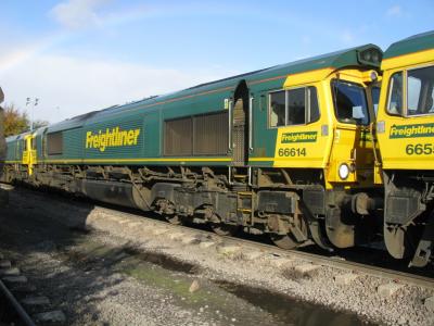 66614 at Leeds Vehicle Maintenance Facility (Leeds Midland Road). &copy; Byron5574