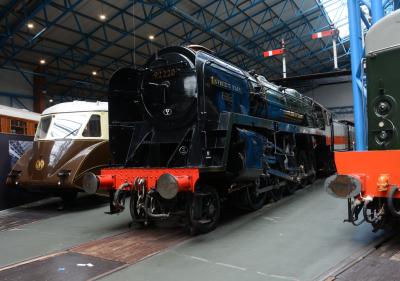 92220 steam at York National Railway Museum. &copy; AJax