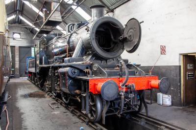 46447 steam at East Somerset Railway - Cranmore. &copy; trainlogger