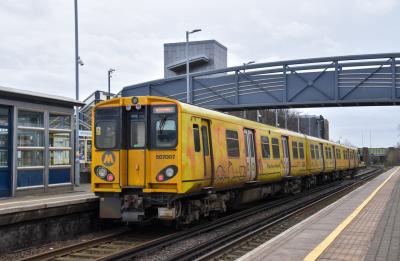 507007 at Bootle Oriel Road. &copy; Brodie