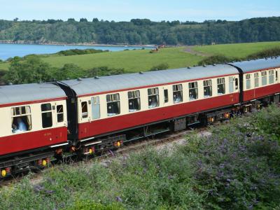 3140 coach at Dartmouth Steam Railway - Waterside. &copy; AJax