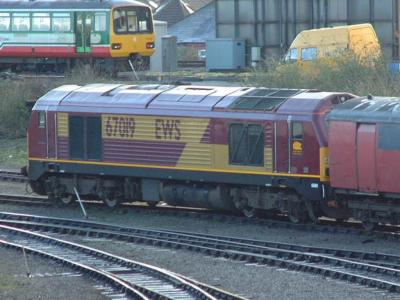 67019 at Cardiff Canton TMD. &copy; Byron5574