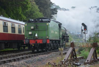 61306 steam at Dartmouth Steam Railway - Kingswear. &copy; AJax