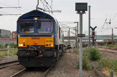 66780 at Peterborough. &copy; South Coast Trainspotter