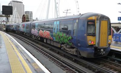 375817 at London Charing Cross. &copy; BigKev