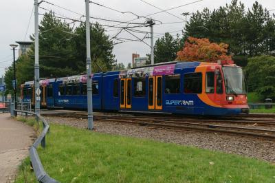 SYS 108 at Park Square Junction (Supertram). &copy; llamafish