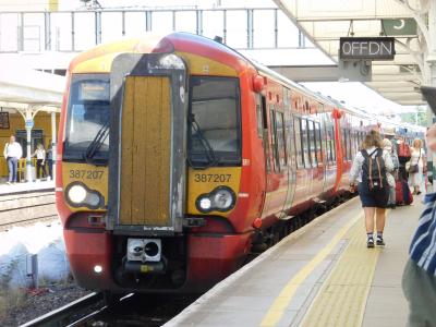387207 at East Croydon. &copy; Trainman5862