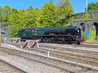 photo of 34028 steam at Leicester