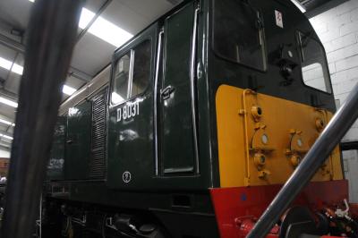 D8031 at Keighley & Worth Valley Railway - Haworth depot. &copy; ConnorsRailPhotography