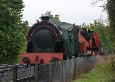 RSHN7170 steam at Severn Valley Railway - Bridgnorth Locomotive Works. &copy; AJax