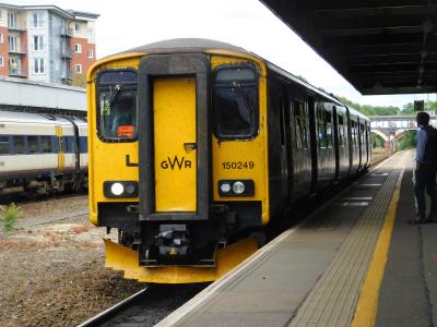150249 at Exeter Central. &copy; Trainman5862