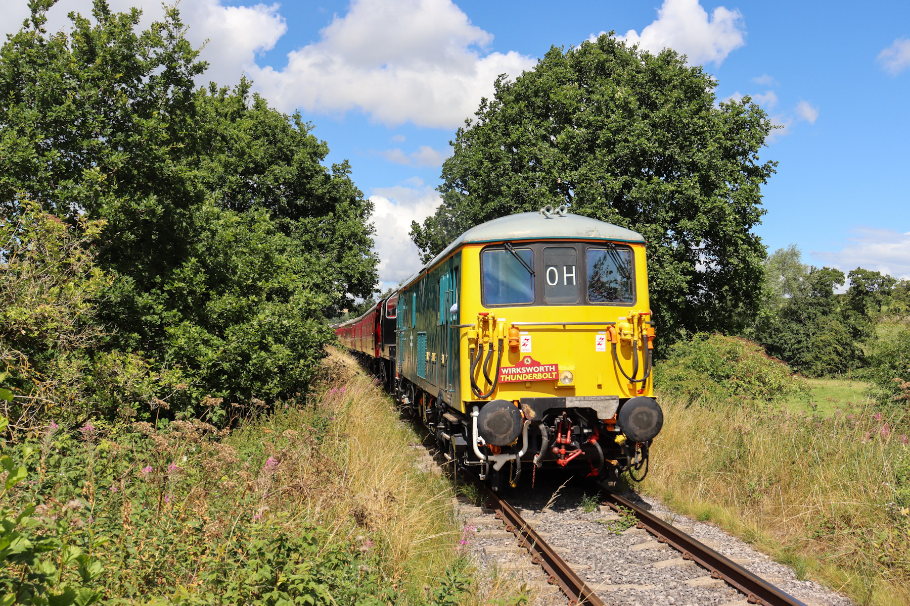 Photo of 73001 at Ecclesbourne Valley Railway — trainlogger