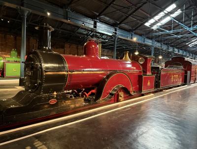 MR673 steam at York National Railway Museum. &copy; AJax
