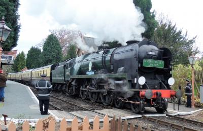 steam34053 at Severn Valley Railway - Hampton Loade. &copy; Geoff