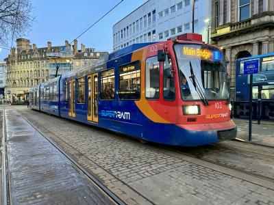 photo of SYS 102 at Cathedral (Supertram)