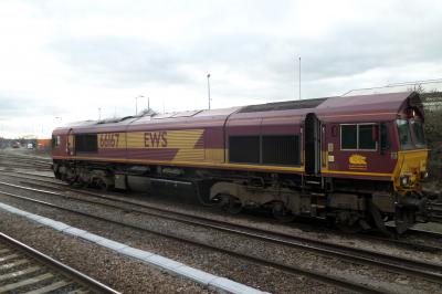 66167 at Westbury. &copy; JM-Freightliner