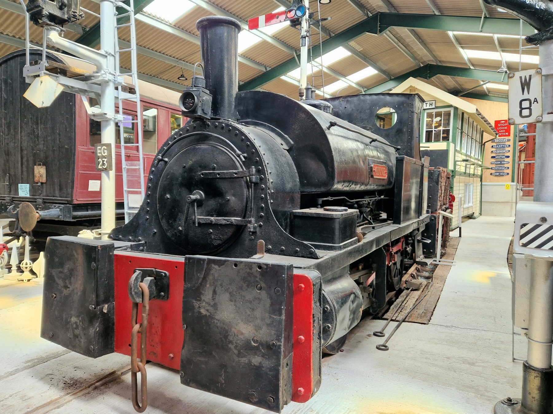 Photo of FW358 steam at Mangapps Railway Museum — trainlogger