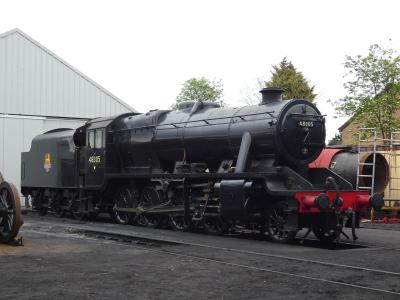 48305 steam at Great Central Railway - Loughborough. &copy; DEMU1013