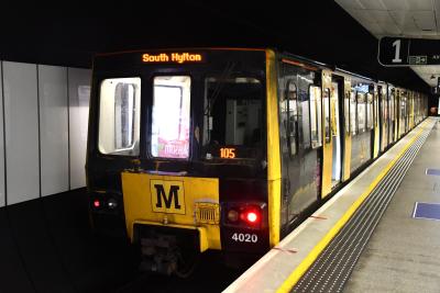 TW4020 at Newcastle Central (Tyne and Wear Metro). &copy; MJM