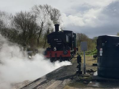 AB2138 steam at Colne Valley Railway. &copy; MikeMOL