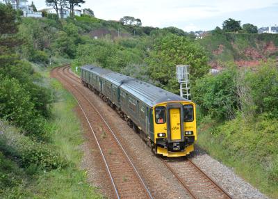 150232 at Hollicombe Overbridge - Paignton. &copy; AJax