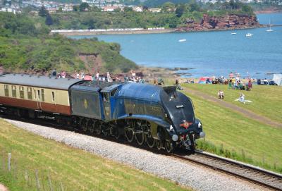 60007 steam at Dartmouth Steam Railway - Waterside. &copy; AJax