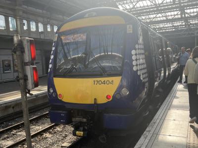 170404 at Edinburgh. &copy; Trainman5862