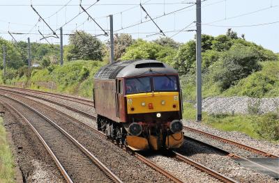 47813 at Hest Bank Level Crossing. &copy; stevexos
