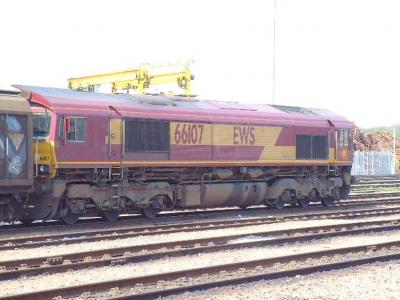 66107 at Mossend Yard. &copy; Byron5574