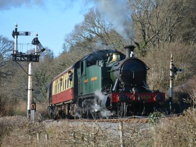 5526 steam at South Devon Railway - Bishops Bridge Loop. &copy; AJax