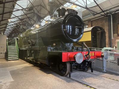 2818 steam at Swindon - STEAM - Museum of the Great Western Railway. &copy; AJax