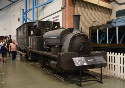 BH305 steam at York National Railway Museum. &copy; AJax