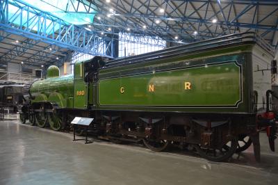 990 steam at York National Railway Museum. &copy; AJax