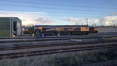 66706 at Peterborough GBRf depot. &copy; Luivery