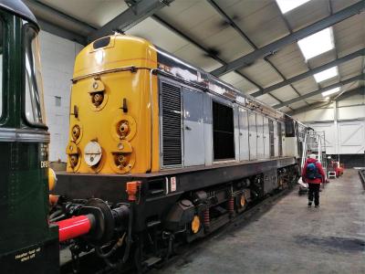 20031 at Keighley & Worth Valley Railway - Haworth depot. &copy; stevexos