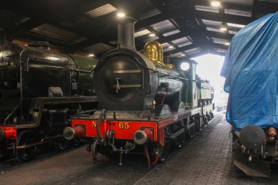 SECR 65 steam at Bluebell Railway. &copy; South Coast Trainspotter