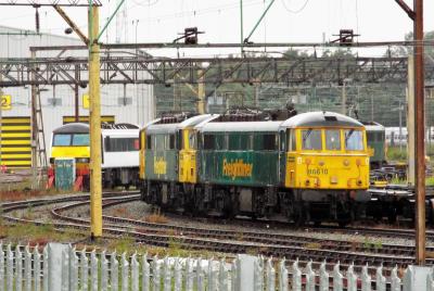 86610 at Crewe Basford Hall. &copy; stevexos