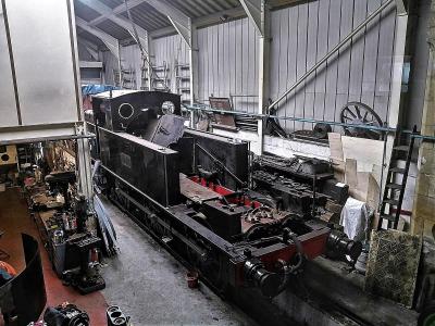 1054 Steam at Keighley & Worth Valley Railway - Ingrow West. &copy; stevexos