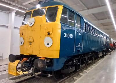 31018 at Locomotion, Shildon. &copy; Geoff