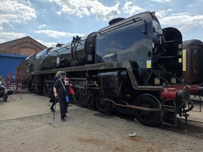 35018 steam at Derby - The Greatest Gathering 2025. &copy; MikeMOL