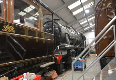 48431 steam at Keighley & Worth Valley Railway - Oxenhope. &copy; AJax