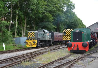 D9520 at Keighley & Worth Valley Railway - Ingrow. &copy; AJax