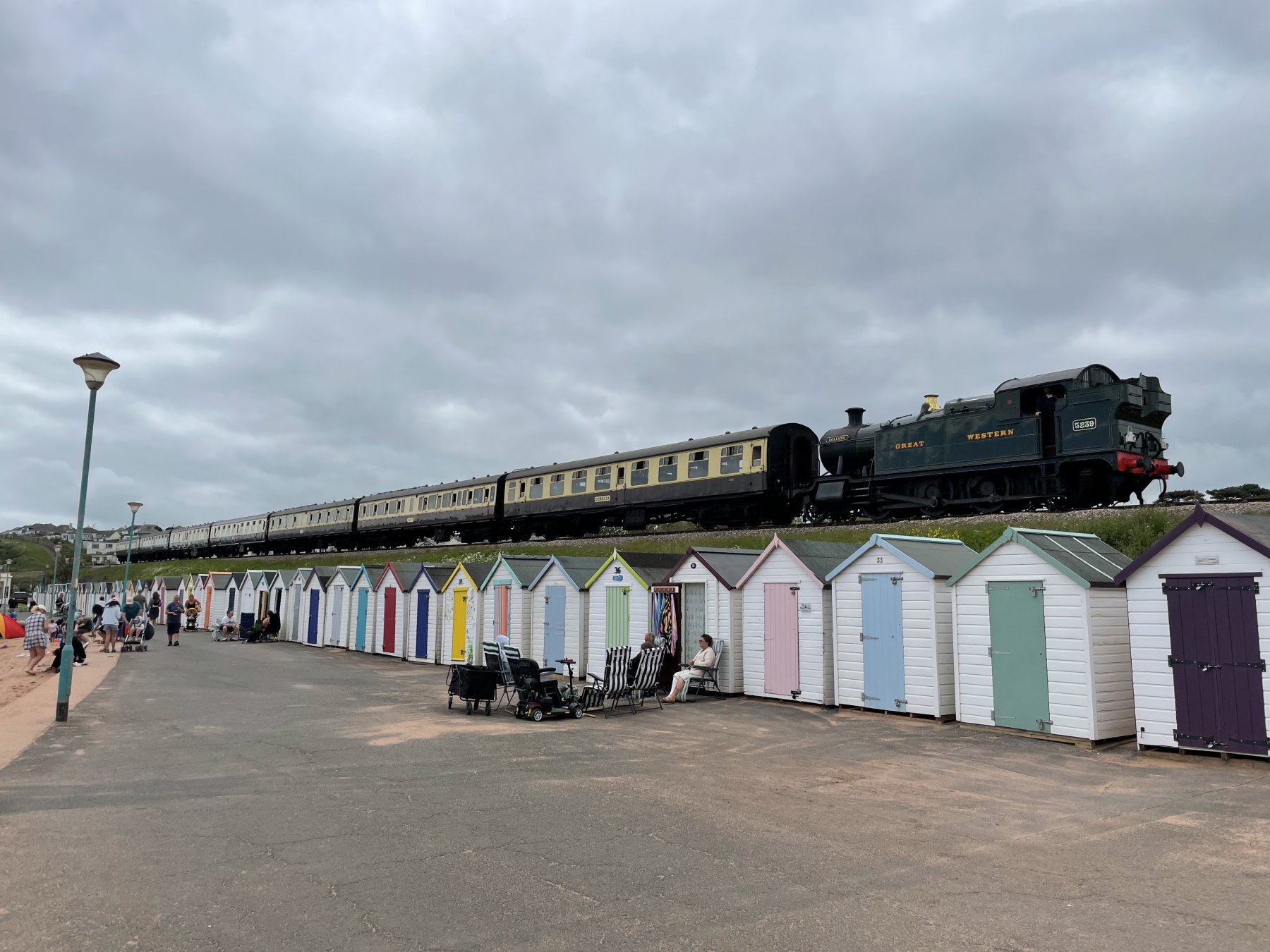 Photo of 5239 steam at Dartmouth Steam Railway - Goodrington Bank ...