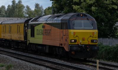 67027 at Clapperbrook Lane - Exeter. &copy; Harry Bennellick