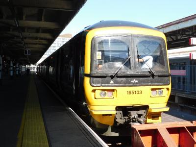 165103 at Portsmouth Harbour. &copy; Trainman5862