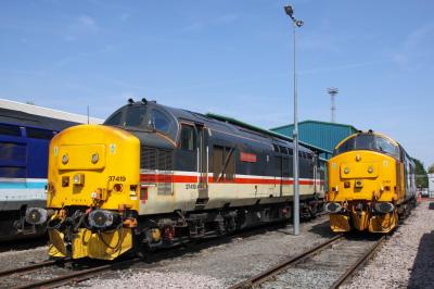 37419,37401 at Crewe Gresty Bridge DRS Depot open day. &copy; trainlogger
