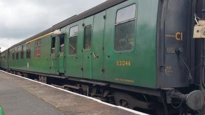 21246 coach at Bluebell Railway - Kingscote. &copy; MikeMOL