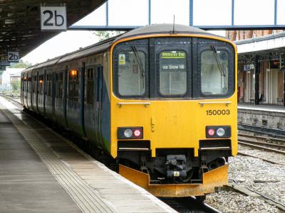 150003 at Worcester Shrub Hill. &copy; llamafish