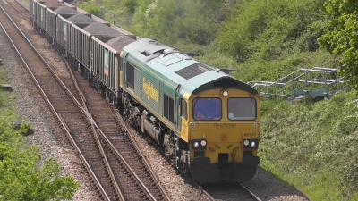66547 at Clink road junction Frome. &copy; JM-Freightliner