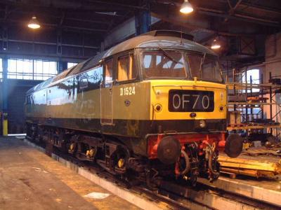 d1524 at Old Oak Common TMD. &copy; Byron5574